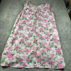 Vintage Anthony Richards Pink Floral Nightgown Womens 1X